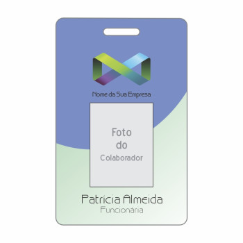 Crachá de Identificação Crachá de Identificação