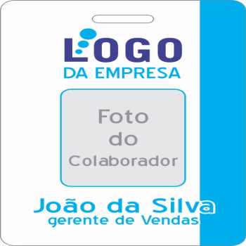 Crachá de PVC Personalizado Crachá de PVC Personalizado