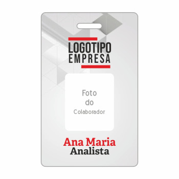 Crachá Empresa com Foto Crachá Empresa com Foto