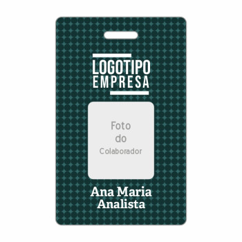 Crachá de Identificação Personalizado Gráfica Crachá de Identificação Personalizado
