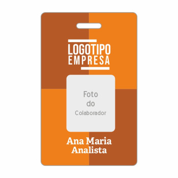 Crachá de Identificação Personalizado Crachá de Identificação Personalizado