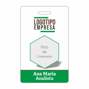 Crachá de Identificação Crachá de Identificação