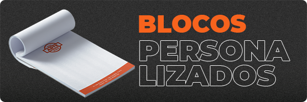 Bloco de notas personalizado com logo para brinde corporativo premium.