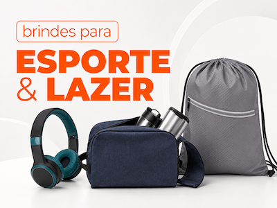 Kit de brindes personalizados para esporte e lazer