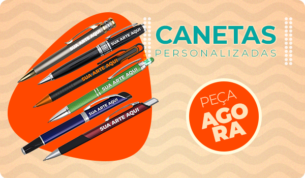 Canetas personalizadas com a sua marca!