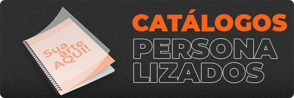 Catálogo corporativo personalizado com acabamento premium e capa sofisticada.