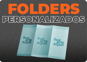 Folder personalizado para empresas com acabamento premium e espaço para logotipo.