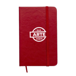 Caderneta De Couro Sintético Personalizada - 12595N Caderneta De Couro Sintético Personalizada - 12595N