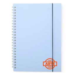 Caderno A5 Plástico Personalizado - 05058B Caderno A5 Plástico Personalizado - 05058B