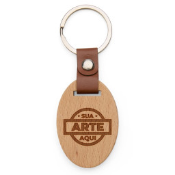 Chaveiro Madeira Personalizado - 18902 Chaveiro Madeira Personalizado - 18902
