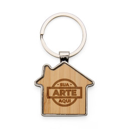 Chaveiro Metal Bambu Personalizado - 18909 Chaveiro Metal Bambu Personalizado - 18909