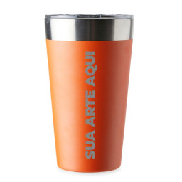 Copo térmico de Inox Personalizado 473ml - 04080B Copo térmico de Inox Personalizado 473ml - 04080B