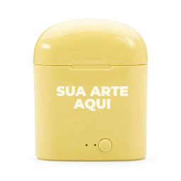Fone Bluetooth com Carregador Personalizado - P@14199