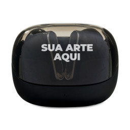 Fone de Ouvido Bluetooth com Case Carregador Personalizado - 09289
