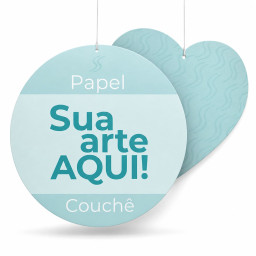 Móbile promocional para PDV com corte especial no formato de coração, folha ou redondo