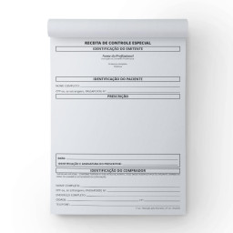 Bloco de Notificação de Receita Especial Padrão Anvisa 2026