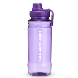 queeze de plástico 800ml personalizada – Design ergonômico e moderno - SUA ARTE AQUI