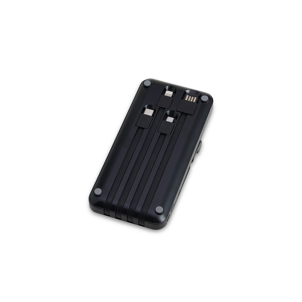 Power Bank Personalizado 10.000mAh Multissaídas com Suporte para