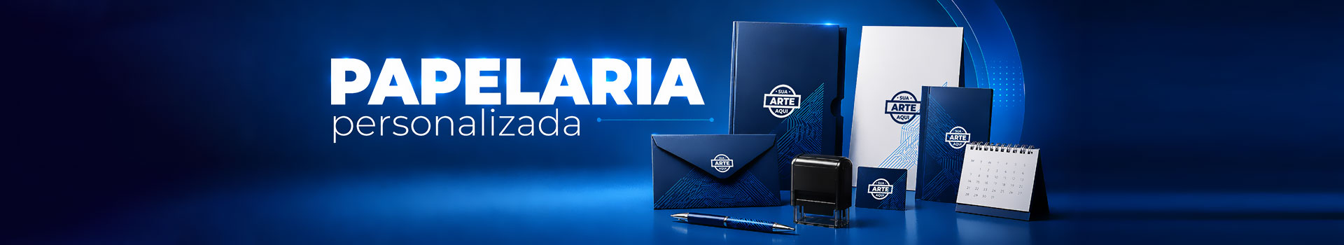 Papelaria personalizada da Gráfica em Porto Alegre com produção ágil e envio para todo o Brasil
